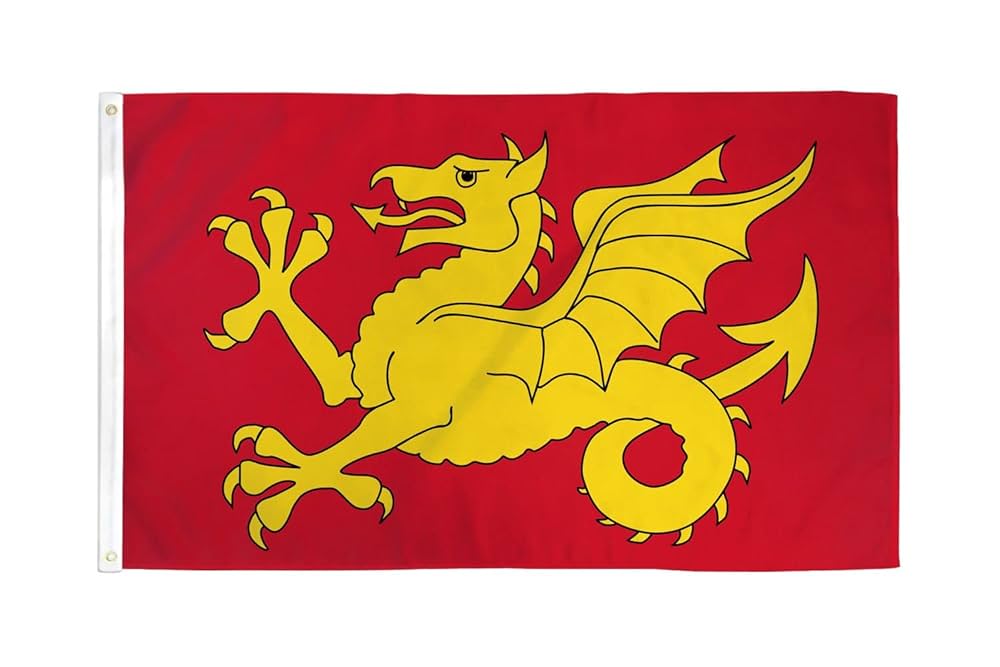Amazon.com : AZ FLAG - Wessex County Flag - 3x5 Ft - 100D